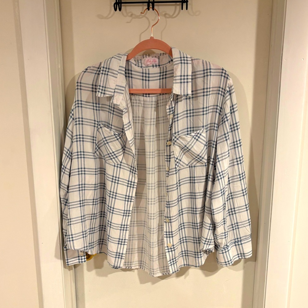 Pink Lily button down blouse 3XL